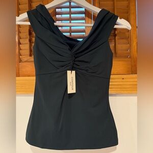 Chic Contour Twist Off-Shoulder Top